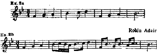 Variation of a melody