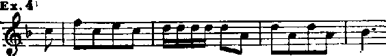 Sequence in a melody